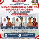 Pilketos MTsN 4 Wonogiri Tetapkan Pemimpin OSIM 2026/2027